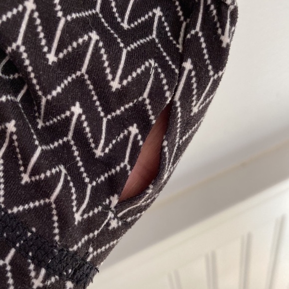 NILS Half-Zip Base Layer Ling Sleeve white Black Pattern Size XS - Picture 6 of 7